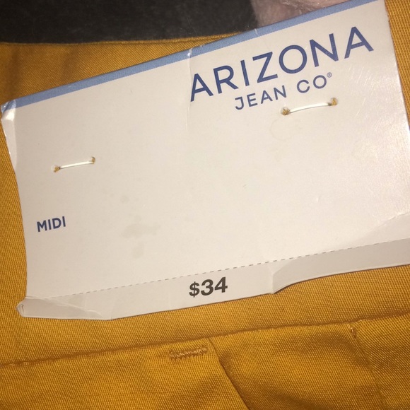 Green & yellow midi shorts - Picture 6 of 8